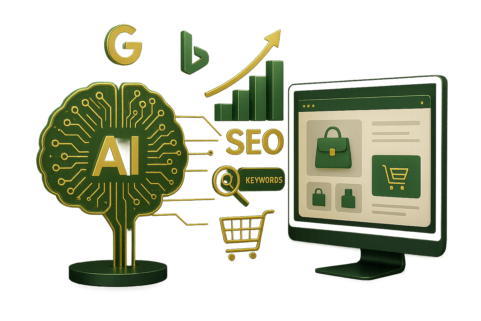 تحسين محركات البحث بالذكاء الاصطناعي